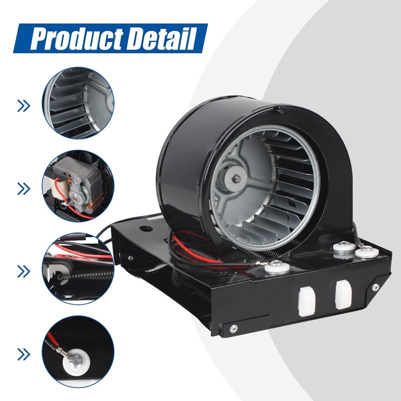 CONGKAILU S97017063 Motor Blower Heater Assembly, Bathroom Exhaust Fan for Broan Nutone 655, 655F, 655-A, 655-B, 655-C, 656 Replaces 1194813, 97005005, S97005005, B00EBIHE1K, JESP-61K25, 99080591 - Image 3